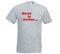 Juko World in Motion New Order 1990 England Song Cult Football T-Shirt 1380 T Shirt. Grey, X-Large