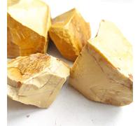 JUKUCKV Raw Crystal Natural Topaz Unique Jade Ambergris Jade Making Jewelry Gold Paste Jade Mineral Specimen (Color : 3-7cm, Size : 100g)