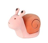 JULAN 14.9inch Snail Stuffed Animals Plush Pillow,Soft Snail Stuffed Plush Toys Pillow Cushion Throw Pillow,Cute Snail Plushies Plush Doll for Home Deco Kids Toy Gift (Pink)