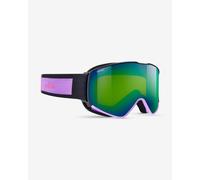 Julbo Alpha Goggles black violet with Spectron 3 green mirrored lens