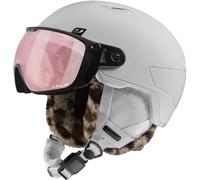 Julbo - Ski helmet with visor/peak - Globe Evo Reactiv 1-3 HC White for Men - Size 54-58 cm White 54-58 cm