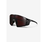 Julbo Edge Cover Glasses matte black with REACTIV 0-4 High Contrast photochromic lens violet