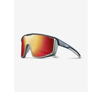 Julbo Fury Glasses Dark Blue Greenish Grey with Red Spectron 3 Lenses