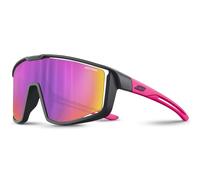 Julbo Fury S Glasses Matte Black with Spectron 3 Lilac Mirrored Lenses Kids
