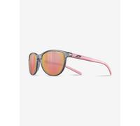 Julbo Idol Glasses Translucent Grey with Spectron 3 Pink Mirrored Lens Kids