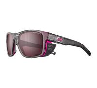 Julbo - Shield M Translucide Brillant Gris Rose Fluo Spectron Hd 3 Polarized - Sunglasses