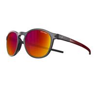 Julbo Shine L Glasses translucent black with Spectron 3 mirrored lenses red