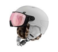 Julbo - Ski helmet with visor/peak - Globe Evo Reactiv 1-3 HC White for Men - Size 54-58 cm White 54-58 cm