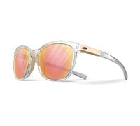 Julbo Drive Glasses translucent grey with Spectron 3 mirrored lenses grey