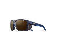Julbo - Sunglasses - Shield Bleu Foncé/Orange Reactiv 2-4 Polarized - Blue Blue one size