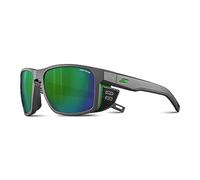 Julbo Shield grey sunglasses with Spectron 3CF green lenses