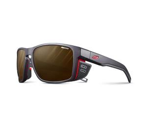 Julbo Unisex's Shield Sunglasses, Black/Naranja, Talla Única