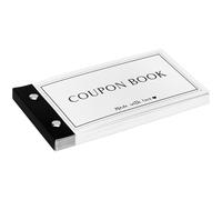 JULEASEL Blank Coupon Book for Him Her, 30 Personalized Vouchers Booklet for All Occasions | Unique Birthday Gifts, Fill In Your Own Coupon Ideas for Wife Husband Girlfriend Boyfriend Best Friend