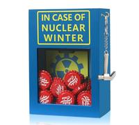 JULEASEL Funny Emergency Caps Stash w/ 30+ Red Caps, Funny Gag Gift Box w/Hammer | Hilarious Christmas Gift, Unique Birthday Gifts, Funny Stocking Stuffers for Men and Women