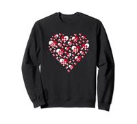 Julehjerte Danish Pleated Christmas hearts Sweatshirt