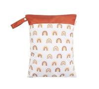 JuleLyn Waterproof Wet Dry Bags, Swimsuit Gym Bag, Baby Cloth Diapers, Travel, Beach, Makeup Bag, Dirty Clothes Storage Bag, Washable Reusable Wet and Dry Bag (rainbow-01)