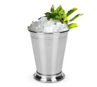 Julep Cup Stainless Steel Mint Julep Cup 400ml/14oz Metal Drinking Glass Cocktail Cup Cocktail Mug Mixed Drinks Glass for Home Bar Party Beer Juice Beverage