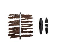 Julep Stay Sharp: When Pencil Met Gel Sharpenable Multi-Use Longwear Eyeliner Pencil - Transfer-Proof - High Performance Liner, Rich Brown Shimmer + Cosmetic Makeup Sharpener