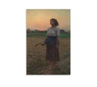 Jules Breton The Song of The LarkModern Wall Art Poster - Minimalist Print for Living Room Bedroom & Office A Simple Yet Striking Decor for Modern Homes20x30inch(50x75cm) Unframe-style
