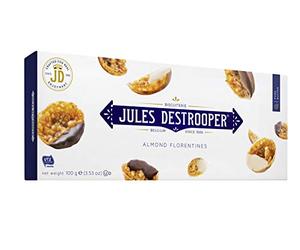 Jules Destrooper Almond Florentines, 100g (Pack of 4)