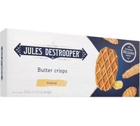 Jules Destrooper Butter Crisp Biscuit Collection - Premium Butter Crisps with Belgian Chocolate & Caramel Coatings, Luxury Biscuit, Perfect for Gifting (Orginal Butter Crisp)