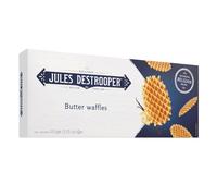 Jules Destrooper Butter Waffles - Premium Belgian Biscuits, Crispy Diamond Pattern Golden Brown Wafers with 100% Natural Ingredients, Perfect Treat or Gift for Hamper - 6 x 100g Packs