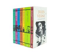 Jules Verne 7 Books Set Collection: (Journey to the Centre of the Earth, Around the World in Eighty Days, The Mysterious Island, Five Weeks in a Balloon)