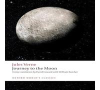 Jules Verne Journey to the Moon Paperback Book in White Jules Verne White