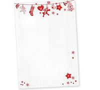 Julfest 100 Sheets Christmas Letter Paper A4 Christmas Letter Paper Nordic Swedish