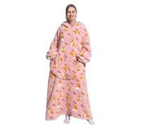 JULGIRL Oversized Blanket Hoodies for Women - Extra Long Wearable Blanket Hoodie, Super Warm Cozy Giant Hoodie Blanket Women, Thick Comfy Hooded Blanket with Sleeves and Big Pocket