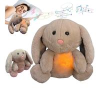 JULI Easter Anxiety Relief Koala Bunny, Breathing Teddy Anxiety Bear with Calming Music, Lights, Sleeping Otter Plush, Soothing Bunny for Adults & Kids, Stress Relief Stuffed Animal
