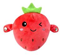 JULI Interactive Strawberry Music Plush Toy, Body-Sensing Stuffed Fruit Doll with Snap Hands, Smart Metronome Educational Toy, Cute Rhythm Instruments & Musical Gift for Kids Girls Boys & Adults