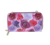Julia Buxton Women's Styling Vegan Leather Ultimate Organizer, Rose Bud