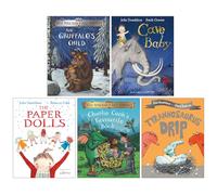Julia Donaldson 5 Books Collection (Set 2) - The Gruffalo’s Child, Cave Baby, The Paper Dolls, Charlie Cook’s Favourite Book & Tyrannosaurus Drip - Children’s Picture Story Books
