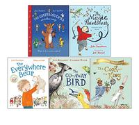Julia Donaldson Collection 5 Books Set (The Gruffalo's Child Song and Other Songs, The Magic Paintbrush, The Everywhere Bear, The Go-Away Bird, The Cook and the King)