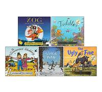 Julia Donaldson Collection 5 Books Set (Zog and the Flying Doctors, Tiddler, The Scarecrows' Wedding, Stick Man, The Ugly Five)