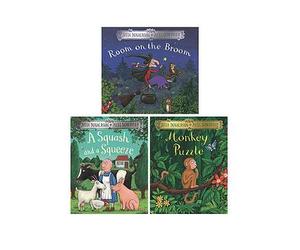 Julia Donaldson Room On The Broom & Monkey Puzzle & Squash And A Squeeze One Colour