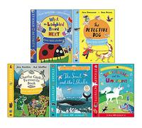 Julia Donaldson Sticker Activity 5 Books Collection Set (What the Ladybird Heard Next,Detective Dog, Charlie Cooks Favourite Book, Snail and the Whale, Sugarlump and the Unicorn (Over 400 Stickers!))