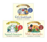 Julia Donaldson Tales From Acorn Wood Series Collection 3 Books Set (Cat's Cookbook, Mole's Spectacles & Squirrel's Snowman)