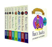 Julia Donaldson Tales From Acorn Wood Series Collection 8 Books Set (Fox's Socks, Hide-and-seek Pig, Postman Bear,Rabbit's Nap,Cat's Cookbook, Squirrel's Snowman, Mole's Spectacles & Badger's Band)