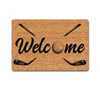 Julia Funny Welcome Golf Doormat (23.2 in X 15.7 in) Novelty Gift Personalized Rug with Anti-Slip Rubber Back for The Entrance Way Indoor Kitchen Rugs and Mat