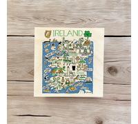 Julia Gash Wooden Coaster - Ireland