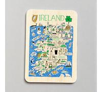 Julia Gash Wooden Magnet - Ireland