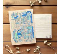 Julia Gash Wooden Postcard - Bath