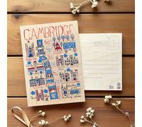 Julia Gash Wooden Postcard - Cambridge