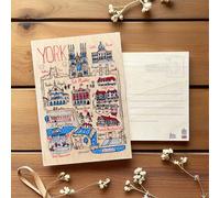Julia Gash Wooden Postcard - York