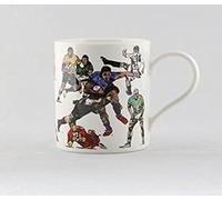 Julia Hook Design Rugby Sport Hobby Fine China Mug in Gift Box