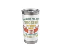 Julia Personalized Name Shirt Julia First Name Stainless Steel Insulated Tumbler