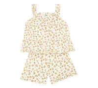 Julia Pyjama Top + Shorts Set - The New Society x Smallable Pyjama Party Exclusive Ecru 2 years