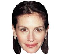 Julia Roberts (00s) Celebrity Mask, Flat Card Face, Fancy Dress Mask